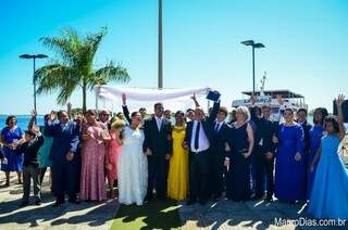 Casamento reuniu 200 convidados enre familiares e amigos. (Foto: Mauro Dias Fotografia)