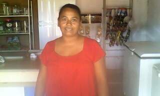 Essa é Maria Inez que vive na aldeia Alagoinha, em Sidrolândia.