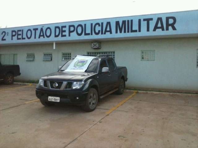 Pol&iacute;cia recupera caminhonete com placas clonadas ap&oacute;s persegui&ccedil;&atilde;o e tiro