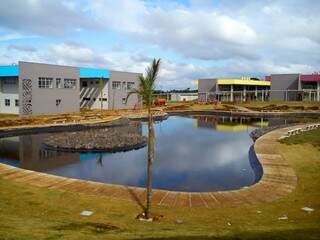 Vista geral do campus da UEMS em Campo Grande (Foto: divulgação)