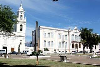 Praça da República será a primeira a receber as obras do PAC. (Foto: Reprodução Portal da Prefeitura de Corumbá)