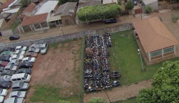 Motocicletas s&atilde;o furtadas de p&aacute;tio do Detran durante a madrugada