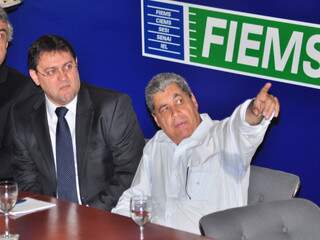 Governador e Presidente da Fiems, Sérgio Longem.