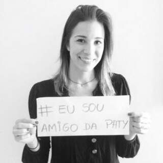 Estudante de Direito de Brasília, Rayssa, não conhece Patrícia mas fez vídeo e lançou campanha.