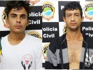 Cristian e Magno foram presos em flagrante após matar Gustavo com pedradas na cabeça (Foto: Divulgação)