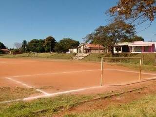 Crime aconteceu na tarde de ontem em uma campo de futebol localizado no Jardim Columbia (Foto: Leandro Abreu)