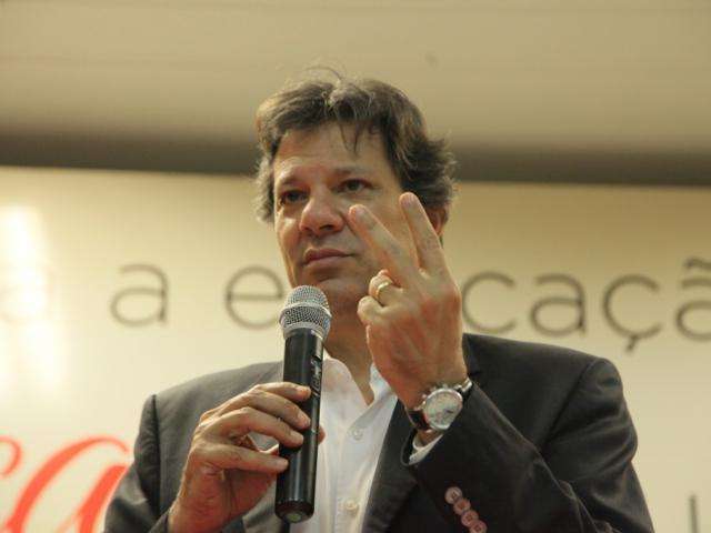 De olho em sucess&atilde;o, Haddad visita MS por mobiliza&ccedil;&atilde;o pr&oacute;-Lula