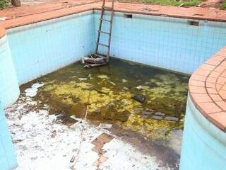 Em casas fechadas, piscinas acumulam água, local propício para a reprodução do mosquito (Foto: Fernando Antunes/Arquivo)