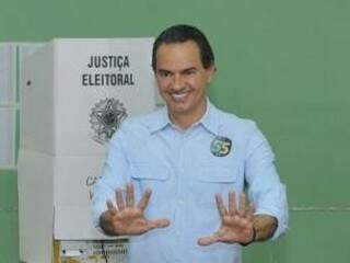 Marquinhos foi o primeiro colocado no primeiro turno das eleições (Foto: Alcides Neto)