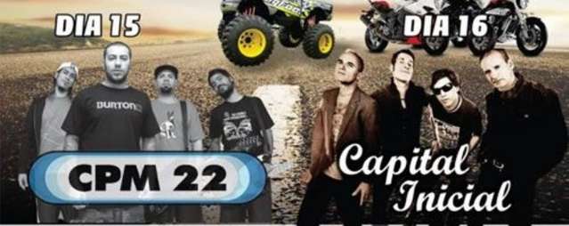 Motorcycle acontece no fim de semana com show de CPM 22 e Capital Inicial