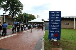 Eleição segue tranquila na OAB-MS, até o momento sem denúncias entre os candidatos (Foto: Fernando  Antunes)