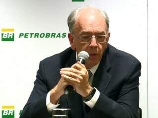 Presidente da Petrobras, Pedro Parente, concedeu entrevista coletiva hoje (Foto: Reprodução)