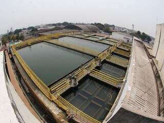 Estação de tratamento de água foi duplicada pela Sanesul. (Foto: Divulgação)