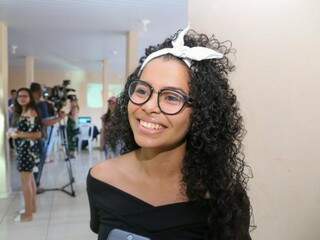 A adolescente Caroline Candelário Resende, de 14 anos, é moradora do Parque do Lageado e está muito empolgada com a chegada da novidade