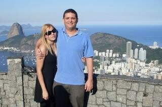 Casal no Rio de Janeiro. (Foto: Arquivo pessoal)