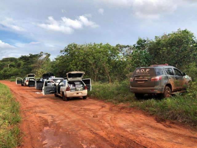 Sete carros com contrabando s&atilde;o apreendidos no sul do Estado