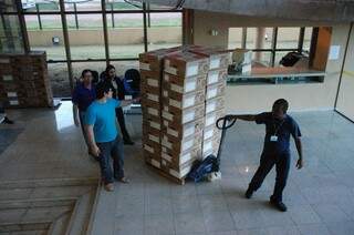 Correios vão transportar 2.400 urnas em Mato Grosso do Sul. (Foto: Arquivo/Campo Grande News)