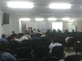 Reunião foi realizada no auditório do MPF em Campo Grande (Foto: Bruno Chaves)