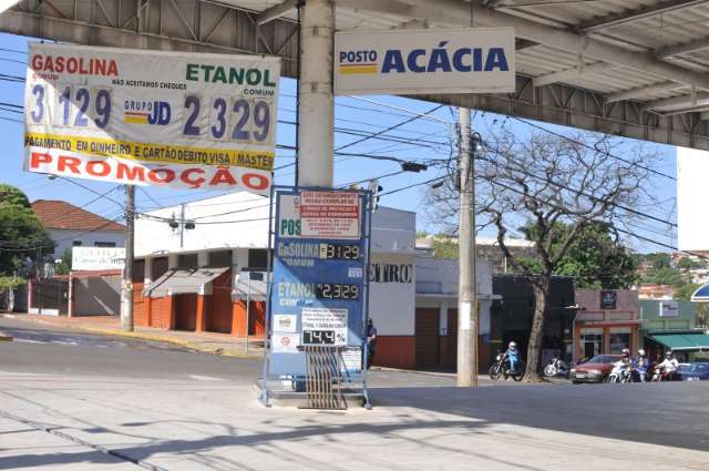Pre&ccedil;o da gasolina cai a R$ 3,12 em MS e &eacute; o terceiro mais barato do pa&iacute;s