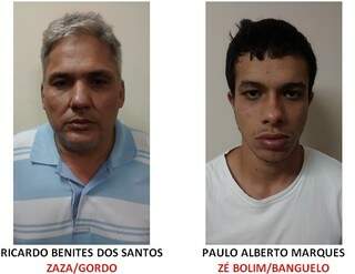 Os presos Zaza Gordo e Zé Banguelo planejaram quatro roubos de dentro da Phac (Foto: Divulgação/Defron)