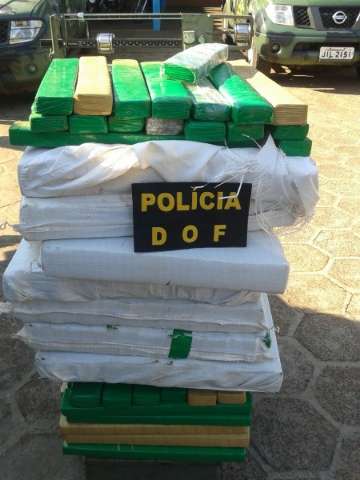 Homem foge da policia, mas acaba preso com 210 kg de maconha na MS-289