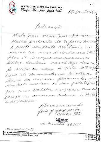 Justi&ccedil;a d&aacute; cinco dias para defesa explicar doen&ccedil;as de Jamil Name