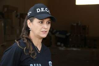 Delegada Ana Cláudia Medina, da Deco, coordenou as investigações sobre o maior furto de carga do país. (Foto: Marcos Ermínio)