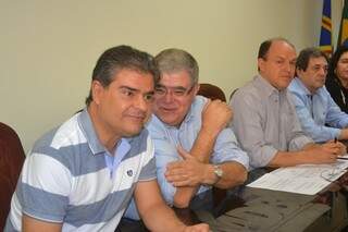 Nelsinho teve o apoio de líderes do partido em reunião da cúpula hoje (Foto: Simão Nogueira)