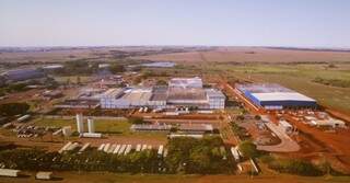 Vista aérea da unidade da Seara em Dourados, uma das maiores da empresa no Brasil (Foto: Semagro/Divulgação)