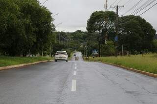 Trecho da Avenida Mato Grosso onde possivelmente começaria avenida que cortaria Parque das Nações (Foto: Gerson Walber)