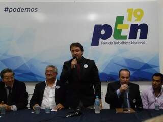 PTN lançou candidatura à prefeitura de Campo Grande. (Foto: Sílvio Mori)