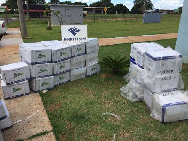 Receita Federal apreende carga de agrot&oacute;xico avaliada em R$ 500 mil