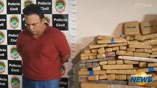 Homem &eacute; preso com meia tonelada de maconha em sobrado que servia de dep&oacute;sito