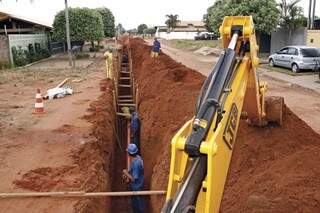 A Sanesul executa obras de saneamento no valor de R$ 1 bilhão em Mato Grosso do Sul. (Foto: Divulgação)
