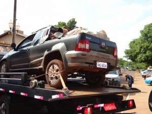 Ve&iacute;culo &eacute; apreendido transportando quase 1 tonelada de maconha na 163