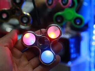 Alguns brinquedos são equipados com luzes de led (Foto: Alcides Neto)