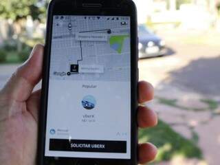 Uber já pode ser usado por moradores de Dourados (Foto: Helio de Freitas)