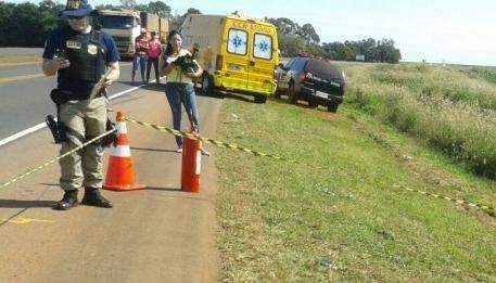 Ap&oacute;s colis&atilde;o entre moto e  carreta bitrem, condutor morre na BR-163