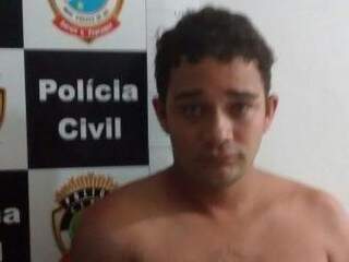 Jeferson foi preso nesta manhã, na casa da irmã, em Batayporã. (Foto: Divulgação)