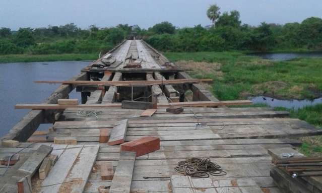 Ponte sobre o rio Nabileque &eacute; liberada por tr&aacute;fego ap&oacute;s 11 dias de reparo 