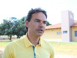 Prefeito de Campo Grande, Marquinhos Trad (PSD), durante entrevista. (Foto: Marina Pacheco/Arquivo).