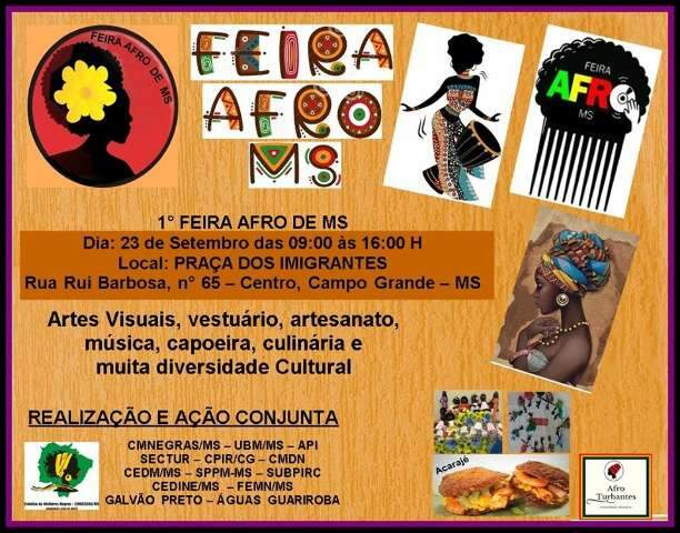 In&eacute;dita em MS, feira afro-brasileira acontece neste s&aacute;bado na Capital