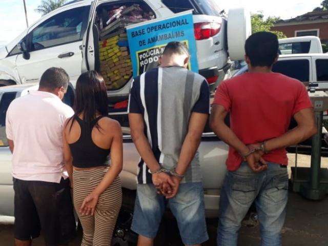 Traficante &eacute; preso com 1 tonelada de maconha ap&oacute;s jogar carro em viatura
