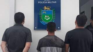 Três acadêmicos foram presos em flagrante e vão responder por estelionato (Foto/Divulgação/PM)