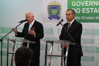 Ministro e governador falaram sobre ações durante evento. (Foto: Marcos Ermínio)