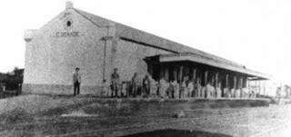 Estação ferroviária em 1921