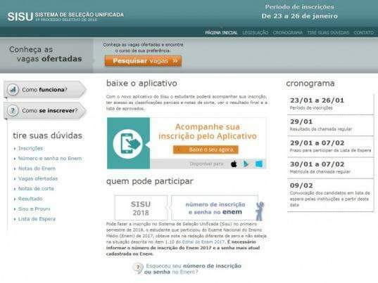 Al&eacute;m da nota do Enem, estudantes tra&ccedil;am estrat&eacute;gias para o Sisu