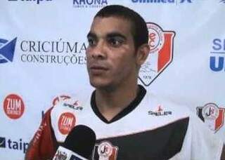 Gilton quando atuou na campanha vitoriosa da Série C do Joinville