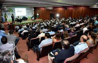 A 7º edição do MS Agro realizada hoje (24) reuniu 200 pessoas. (Foto: Famasul/ Divulgação)