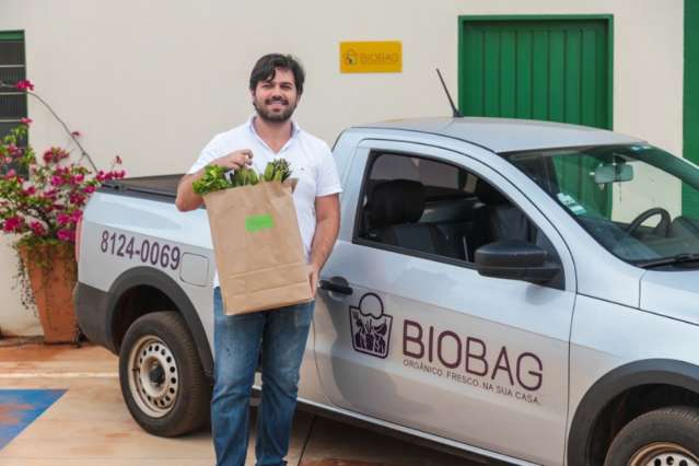 Empresa leva feira s&oacute; de produtos org&acirc;nicos at&eacute; a casa do cliente